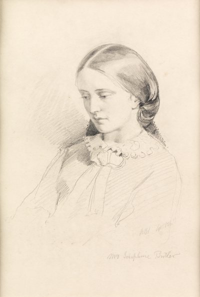 Josephine Butler, Vroege Feministische Activiste, 1856 door William Bell Scott