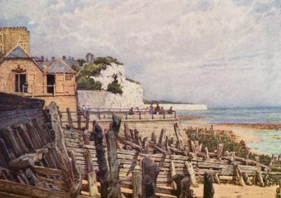 Een oud stukje Broadstairs vanaf de pier door William Biscombe Gardner