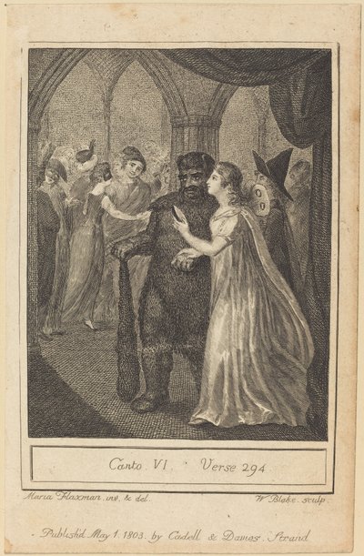 Canto VI, Vers 294 door William Blake