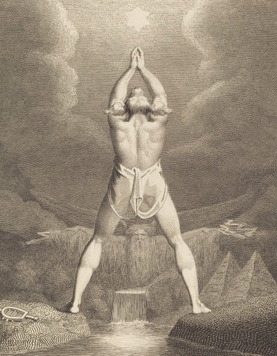 Bestrijding van Egypte, 1791 door William Blake