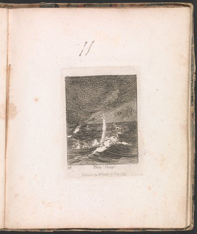 Voor Kinderen. De Poorten van het Paradijs, Plaat 12, Help! Help! door William Blake