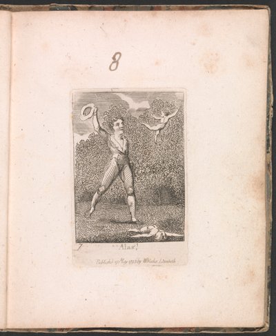 Voor Kinderen. De Poorten van het Paradijs, Plaat 9, "Ach!" door William Blake