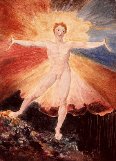 Blijde Dag of De Dans van Albion, c.1794 door William Blake