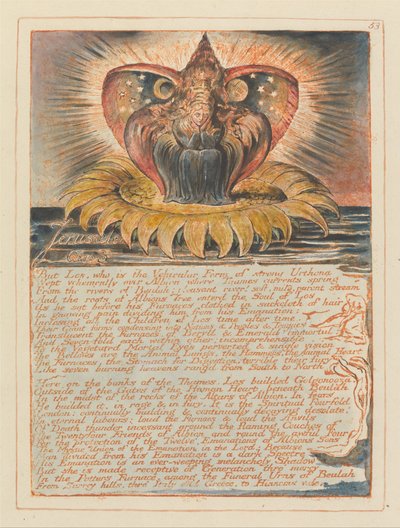 Jeruzalem, Plaat 53, Jeruzalem, Hoofdstuk 3 door William Blake