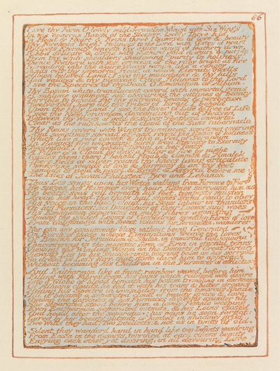 Jeruzalem, Plaat 86, Ik Zie Jouw Vorm.... door William Blake