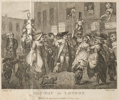 Meidag in Londen door William Blake