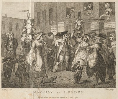 Meidag in Londen, 1784 door William Blake