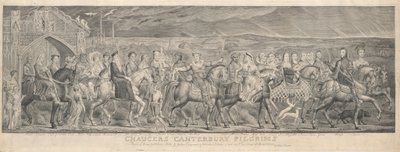 De Canterbury Pelgrims, 1810 door William Blake