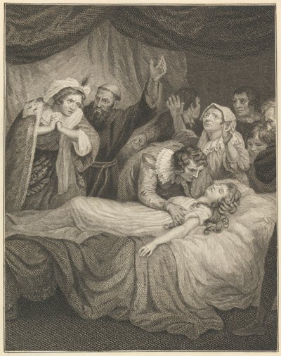 De Dood van Julia door William Blake