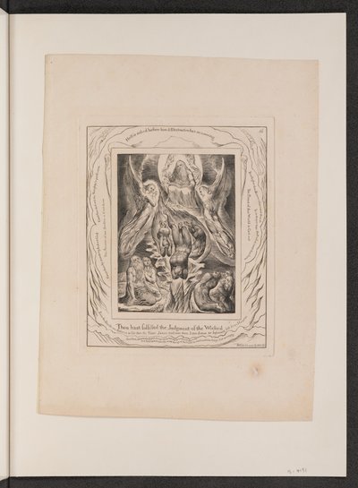 De Val van Satan door William Blake