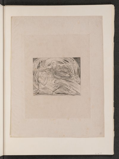 De Heer Beantwoordt Job uit de Wervelwind door William Blake