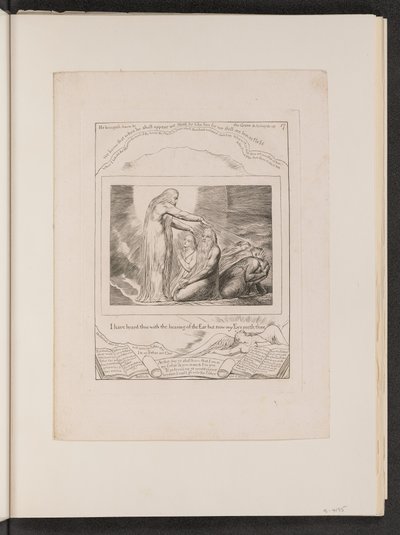 De visie van Christus, 1825 door William Blake