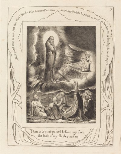 De visie van Elifaz door William Blake