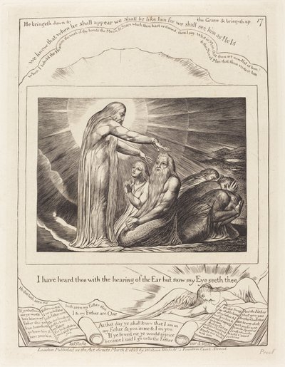 De visie van God door William Blake