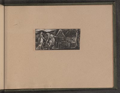 Thenot en Colinet Leiden hun Kudde Samen, 1821 door William Blake