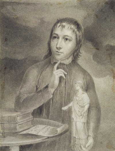 Thomas Alphonso Hayley, halflang portret, c.1800 door William Blake