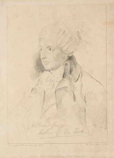 William Cowper, 1802 door William Blake