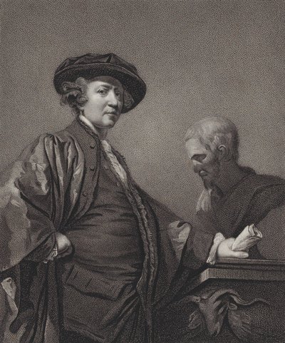 Sir Joshua Reynolds, ridder door William Bond