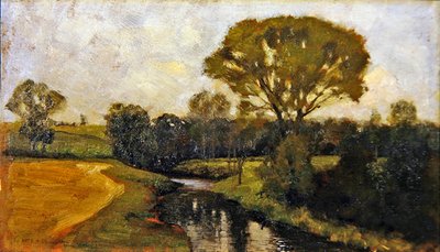 Een rustige stroom door William Bright Morris