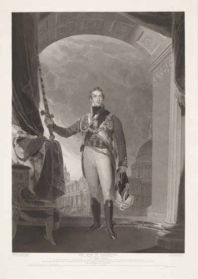 Portret van Arthur Wellesley, hertog van Wellington door William Bromley (I)