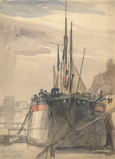 De Luxor, Parijs, december 1833 door William Callow