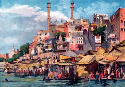 Benares, India door William Carpenter