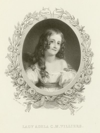 Lady Adela Corisande Maria Child Villiers door William Charles Ross