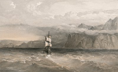 Kaap Aiya, kijkend naar het noorden richting Balaklava door William Crimea Simpson