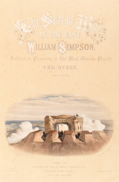 Malakoff of ronde toren, ca. 1855 door William Crimea Simpson