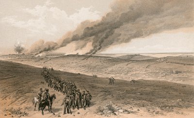 Redan en geavanceerde loopgraven van de Britse rechteraanval door William Crimea Simpson