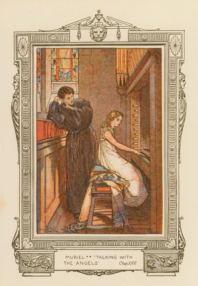 Muriel praat met de engelen door William Cubitt Cooke