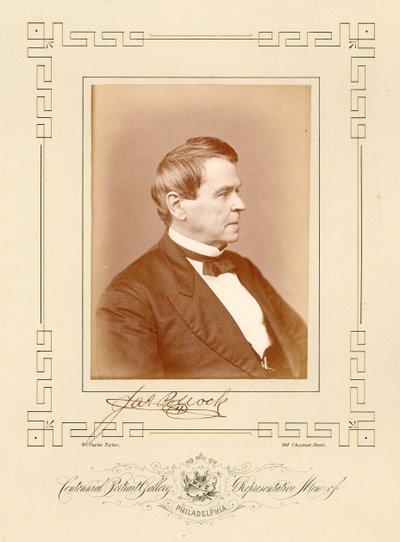 Portret van James Pollock door William Curtis Taylor