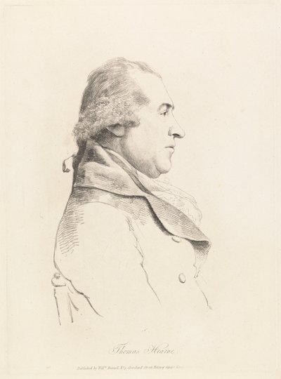 Portretstudie van Thomas Hearne door William Daniell