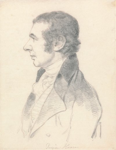 Portret van Prince Hoare door William Daniell
