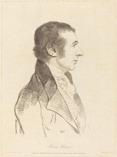 Prins Hoare door William Daniell after George Dance II