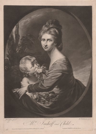 Mrs. Imhoff en Kind door William Dickinson