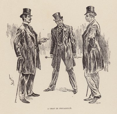 Een gesprek in Piccadilly door William Douglas Almond