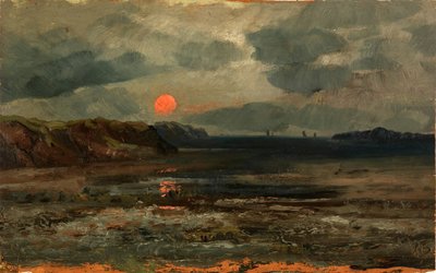 Zonsopgang boven Viswateren--Maine door William E. Norton