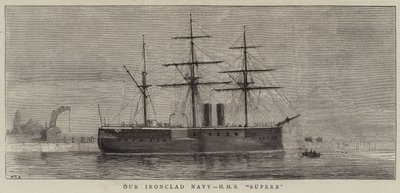 Onze gepantserde marine, HMS Superb door William Edward Atkins