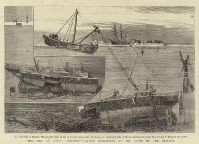 Het Verlies van HMS Doterel, Duikoperaties op de Plaats van de Ramp door William Edward Atkins