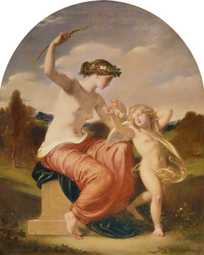 Venus ontwapent Cupido door William Edward Frost