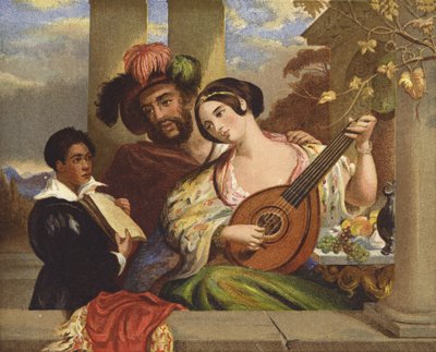 Il Duetto door William Etty