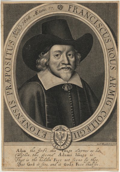 Francis Rous door William Faithorne