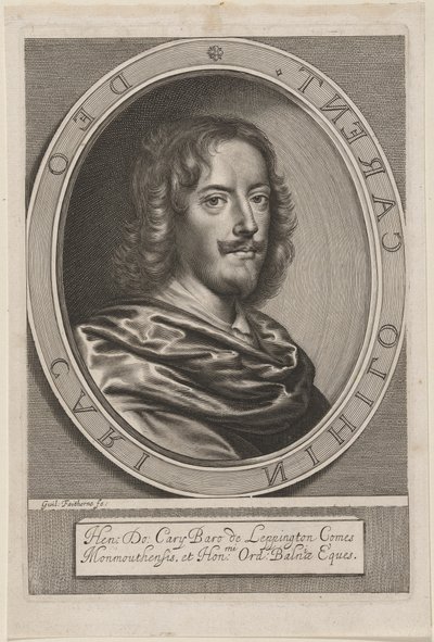 Henry Carey, graaf van Monmouth door William Faithorne