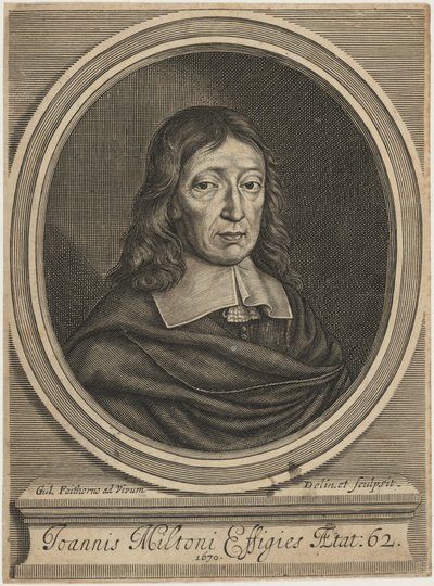 John Milton door William Faithorne