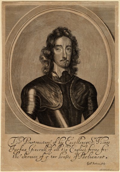 Thomas Fairfax, 3e Lord Fairfax van Cameron door William Faithorne the Elder