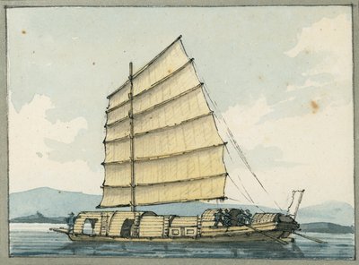 Chinese handelsboot door William Ffarington
