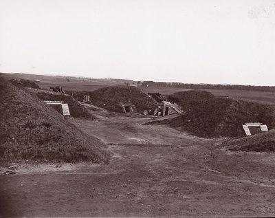 Fort Darling, James River, 1865 door William Frank Browne.