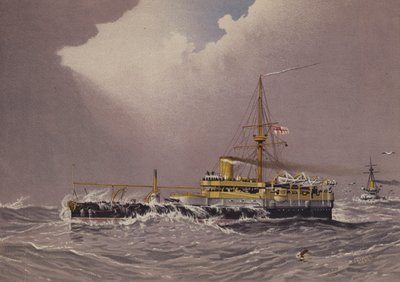 HMS Hero, slagschip 2e klasse door William Frederick Mitchell