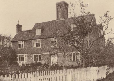 Swiggshole Boerderij, Horsmonden, Kent (zw/w foto) door William Galsworthy Davie